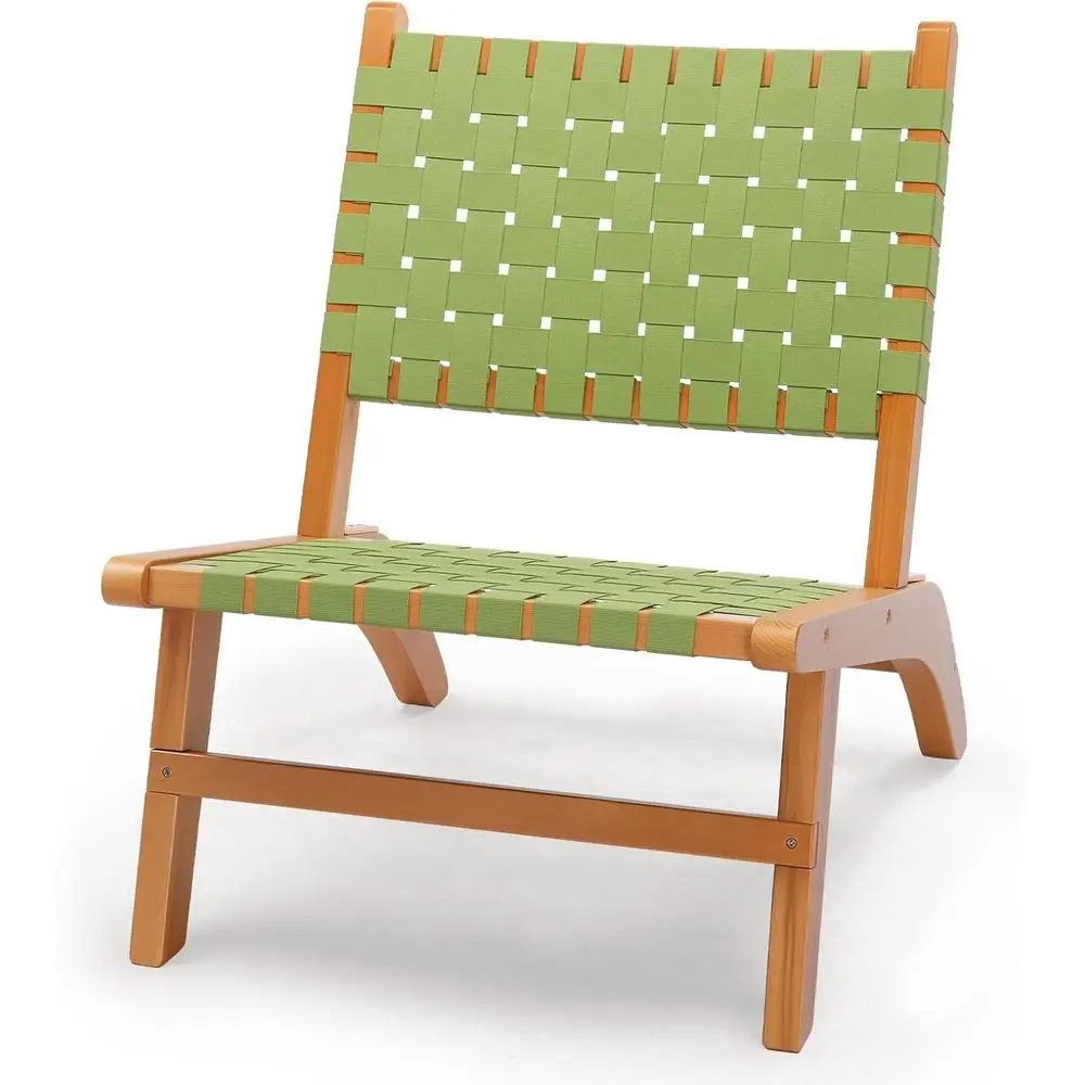 All-Weather Woven PE Outdoor Chair, Green and Brown Adirondack for Patio, Lawn, Deck
All-Weather Woven PE Outdoor Chair, Green and Brown Adirondack for Patio, Lawn, Deck