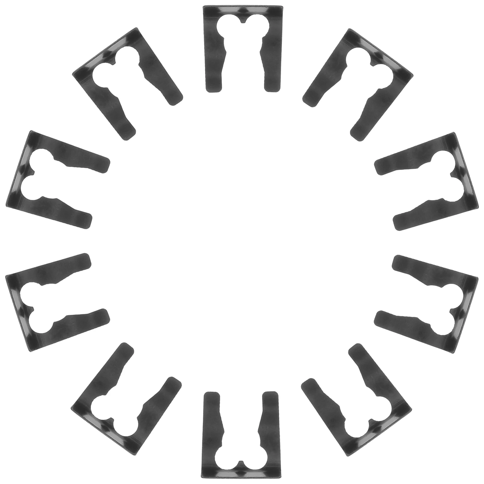 10pcs Brake Line Clips -Shaped Metal Fasteners For Automotive Brake Hoses Durable Iron Hose Clamps Car Cable Clip
10pcs Brake Line Clips -Shaped Metal Fasteners For Automotive Brake Hoses Durable Iron Hose Clamps Car Cable Clip