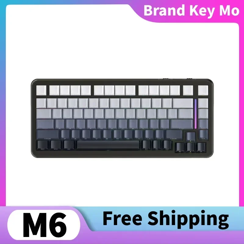 Attack Shark M86 Wireless Bluetooth Side Sculpted Mechanical Keyboard Full Key Hot-swappable Conflict-free RGB Wired Keyboard
Attack Shark M86 Wireless Bluetooth Side Sculpted Mechanical Keyboard Full Key Hot-swappable Conflict-free RGB Wired Keyboard