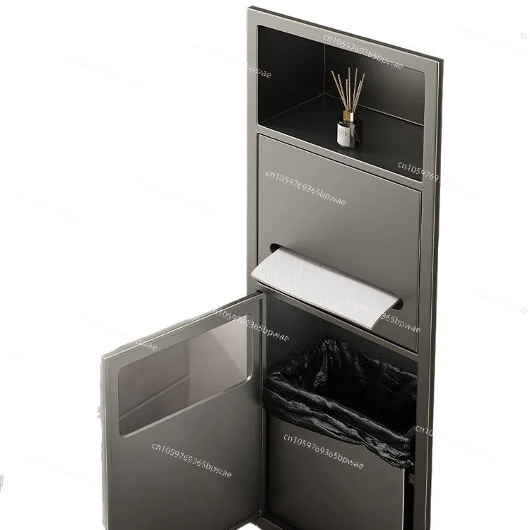 Встраиваемая ниша для туалета с отсеком для салфеток и мусорным ведром, красивая декоративная полка для хранения с дверцей
Встраиваемая ниша для туалета с отсеком для салфеток и мусорным ведром, красивая декоративная полка для хранения с дверцей