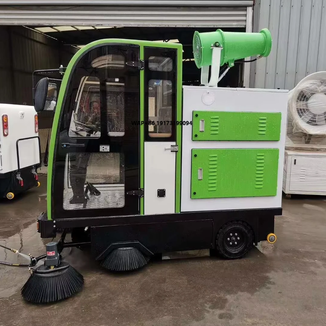 Closed Cab Sweeper with Integrated Vacuuming and Water Spraying Functions for Automatic Cleaning
Closed Cab Sweeper with Integrated Vacuuming and Water Spraying Functions for Automatic Cleaning