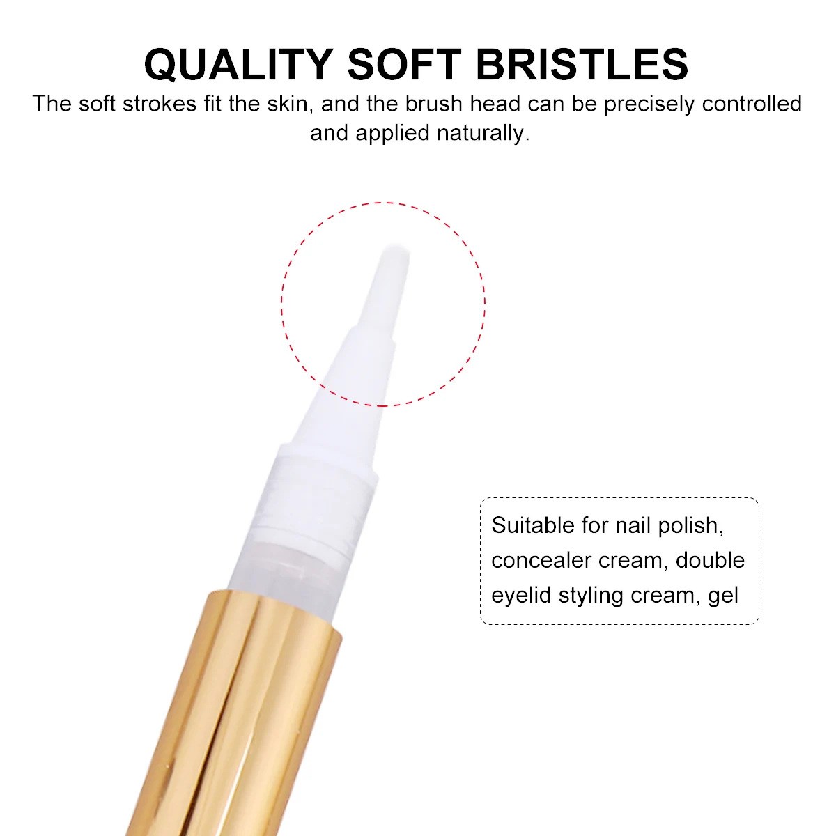 2Pcs Lip Gloss Empty Tube Applicator Pen 3ml Portable Nail Oil Polish Nutrition Liquid Foundation Eyelash Growth
2Pcs Lip Gloss Empty Tube Applicator Pen 3ml Portable Nail Oil Polish Nutrition Liquid Foundation Eyelash Growth