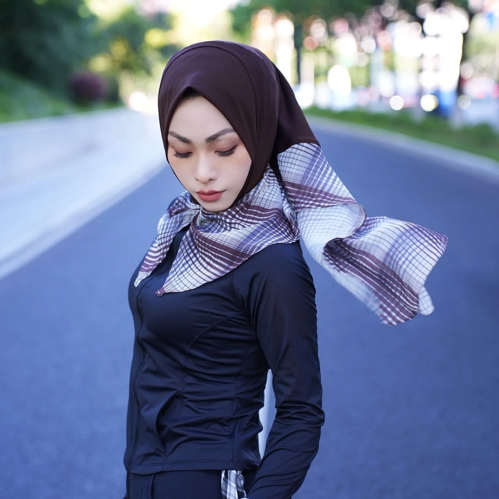 Легко носить мусульманский исламский школьный хиджаб для девочек мгновенного действия 
Легко носить мусульманский исламский школьный хиджаб для девочек мгновенного действия