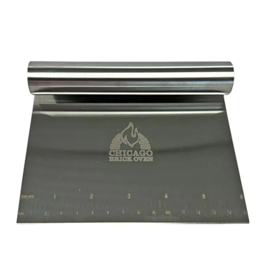 Stainless Steel Bench Scraper for Kitchen Dough Cutter and Pastry Scraper with Measuring Scale Multipurpose Tool for Pizza, Bre
Stainless Steel Bench Scraper for Kitchen Dough Cutter and Pastry Scraper with Measuring Scale Multipurpose Tool for Pizza, Bre