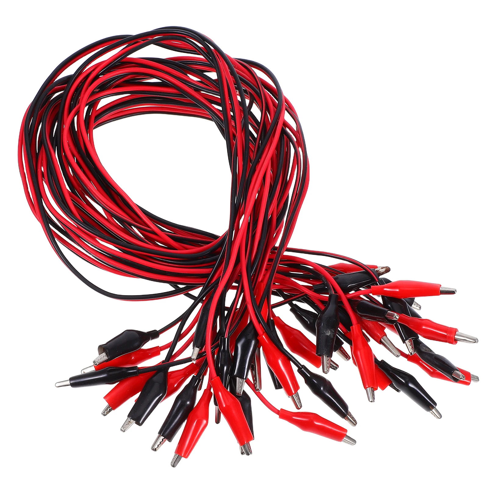 10 Pcs Double-headed Crocodile Clip Wire Breadboard Wires Alligator Clips Test Leads Rubber Circuit Jumpers Testing Cable
10 Pcs Double-headed Crocodile Clip Wire Breadboard Wires Alligator Clips Test Leads Rubber Circuit Jumpers Testing Cable
