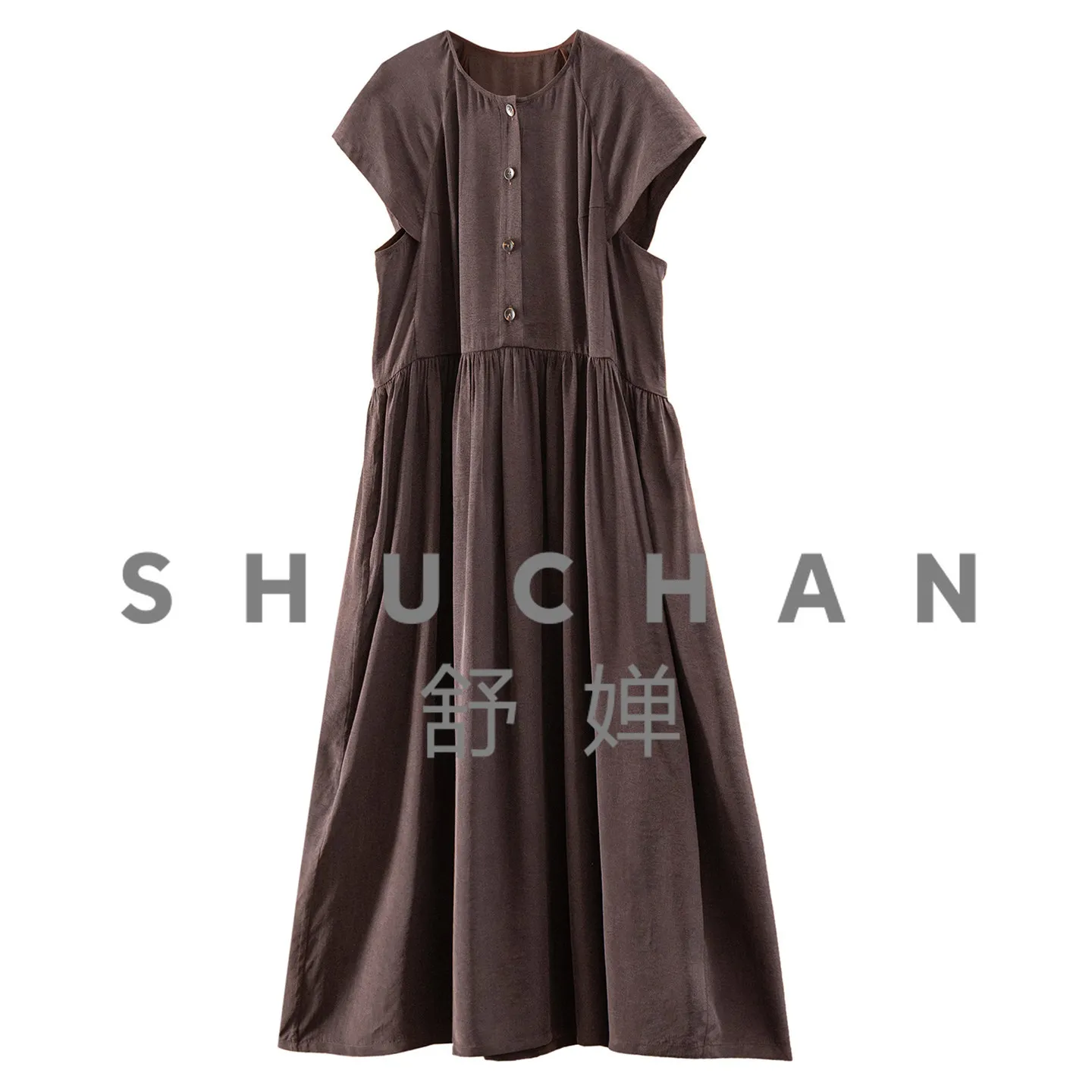 Dresses Has Its Own Cool Feeling Summer Loose Pinch Pleated Sand Wash Lyocell Bag Rotator Sleeve Dress Women 38M2
Dresses Has Its Own Cool Feeling Summer Loose Pinch Pleated Sand Wash Lyocell Bag Rotator Sleeve Dress Women 38M2