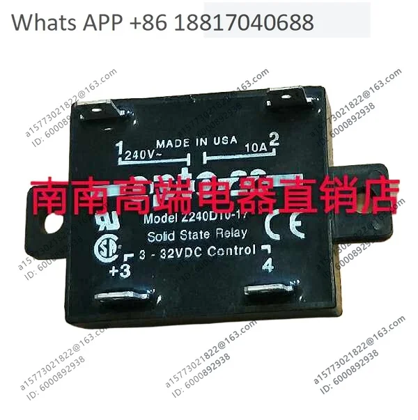 Solid State Relay Z240D10-17, Quality Assurance
Solid State Relay Z240D10-17, Quality Assurance