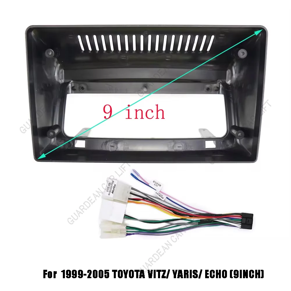 9 Inch Android Car Radio Fascias For 1999-2005 TOYOTA VITZ/ YARI/ ECHO Stereo Player 2DIN Head Unit Dash Frame Panel Trim
9 Inch Android Car Radio Fascias For 1999-2005 TOYOTA VITZ/ YARI/ ECHO Stereo Player 2DIN Head Unit Dash Frame Panel Trim