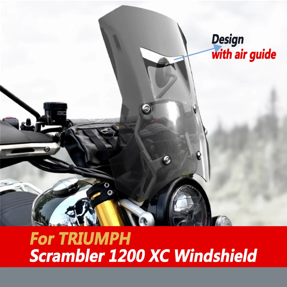 For TRIUMPH Scrambler1200 XC Front Windshield Large Climbing Modification with High Scrambler1200XC Windshield Accessories
For TRIUMPH Scrambler1200 XC Front Windshield Large Climbing Modification with High Scrambler1200XC Windshield Accessories