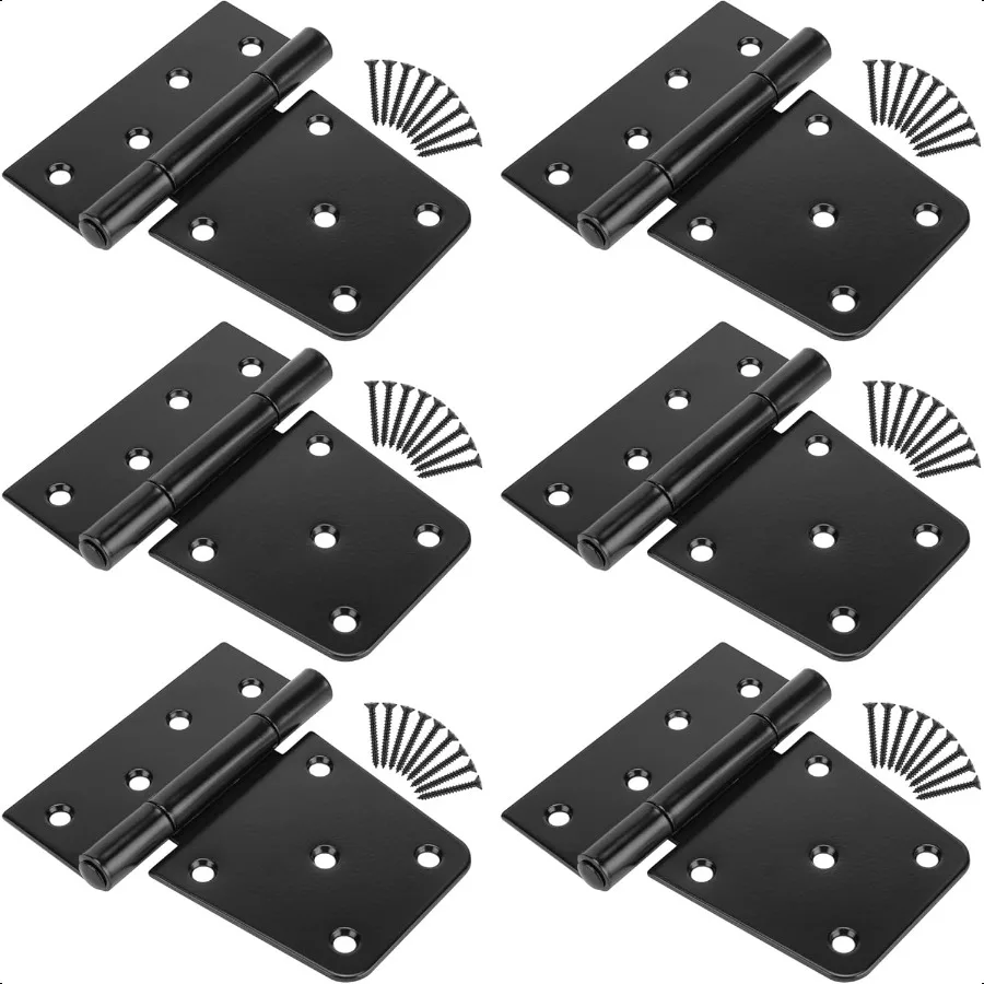 31 2 Heavy Duty Gate Hinges Black Iron Door Hinges with Screws Durable Gate Strap Hinges for Wooden Fences Gate Shed Barn Door
31 2 Heavy Duty Gate Hinges Black Iron Door Hinges with Screws Durable Gate Strap Hinges for Wooden Fences Gate Shed Barn Door