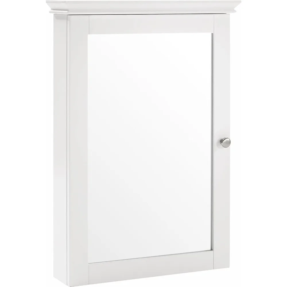 lydia wall mounted bathroom mirror and medicine cabinet, white 
lydia wall mounted bathroom mirror and medicine cabinet, white