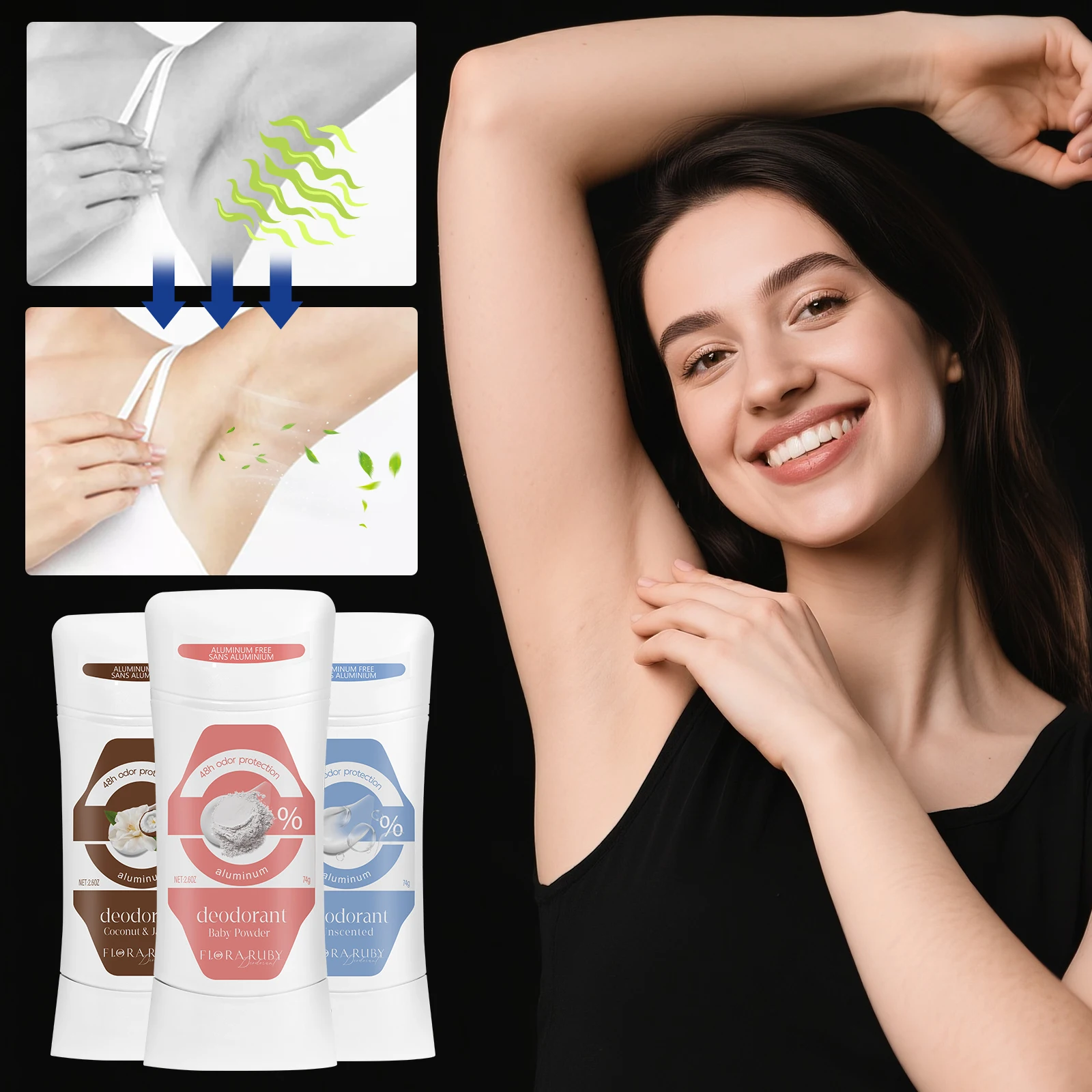 Women's Full body deodorant Deodorant Stick Anti Sweating Keep Drying Lasting Fragrance Remove Armpit Odor Underarm Refresh
Women's Full body deodorant Deodorant Stick Anti Sweating Keep Drying Lasting Fragrance Remove Armpit Odor Underarm Refresh