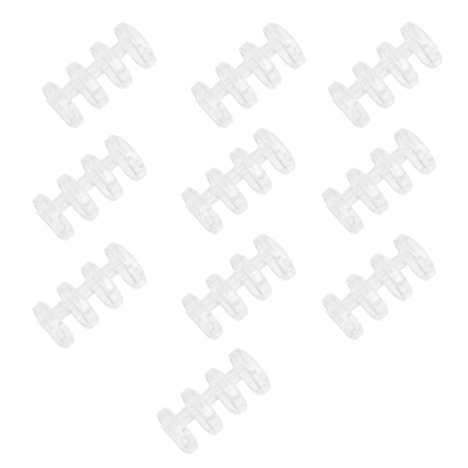 10Pcs Loose Leaf Binder Snap Four-Hole Plastic Book Clips Segmented Binders for Office Student Home School Stationery
10Pcs Loose Leaf Binder Snap Four-Hole Plastic Book Clips Segmented Binders for Office Student Home School Stationery