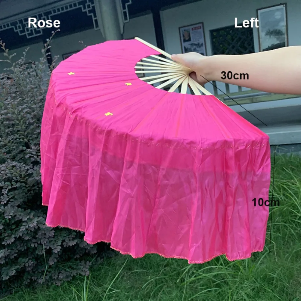 30cm Bamboo Chinese Short Bellydance Fan 5 Colors 15cm Half Circle Silk Bamboo Fans 10 Styles Hand Dye Adults Fan
30cm Bamboo Chinese Short Bellydance Fan 5 Colors 15cm Half Circle Silk Bamboo Fans 10 Styles Hand Dye Adults Fan