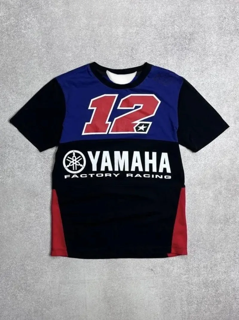 Тренды летней моды 2026 года # Футболка с коротким рукавом Yamaha Blue Black для мужчин и женщин, удобная толстовка для езды на мотоцикле
Тренды летней моды 2026 года # Футболка с коротким рукавом Yamaha Blue Black для мужчин и женщин, удобная толстовка для езды на мотоцикле