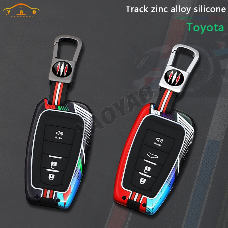 Racing Zinc Alloy Car Key Case Fob For Toyota CHR Prado 2017 2018 Prius Camry Corolla RAV4 2020 2022 2023 2024 Car Accessoriess
Racing Zinc Alloy Car Key Case Fob For Toyota CHR Prado 2017 2018 Prius Camry Corolla RAV4 2020 2022 2023 2024 Car Accessoriess