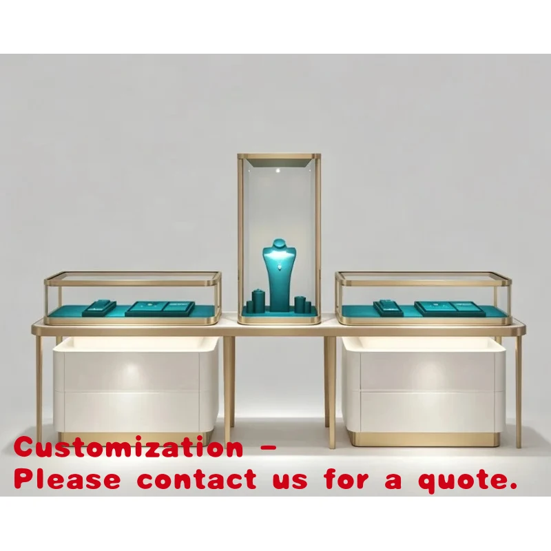 Элитный демонстрационный шкаф для ювелирных изделий Custom.Custom: бело-золотая комбинация, стеклянная витрина
Элитный демонстрационный шкаф для ювелирных изделий Custom.Custom: бело-золотая комбинация, стеклянная витрина