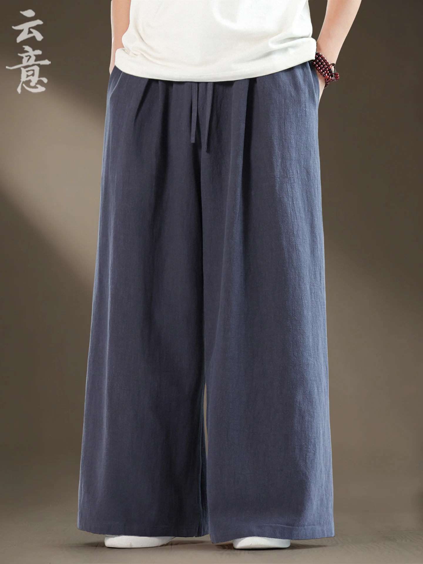 Мужские повседневные брюки свободного кроя из китайского льна и хлопка, весенне-осенние, комфортные, широкие, в стиле Ханьфу
Мужские повседневные брюки свободного кроя из китайского льна и хлопка, весенне-осенние, комфортные, широкие, в стиле Ханьфу