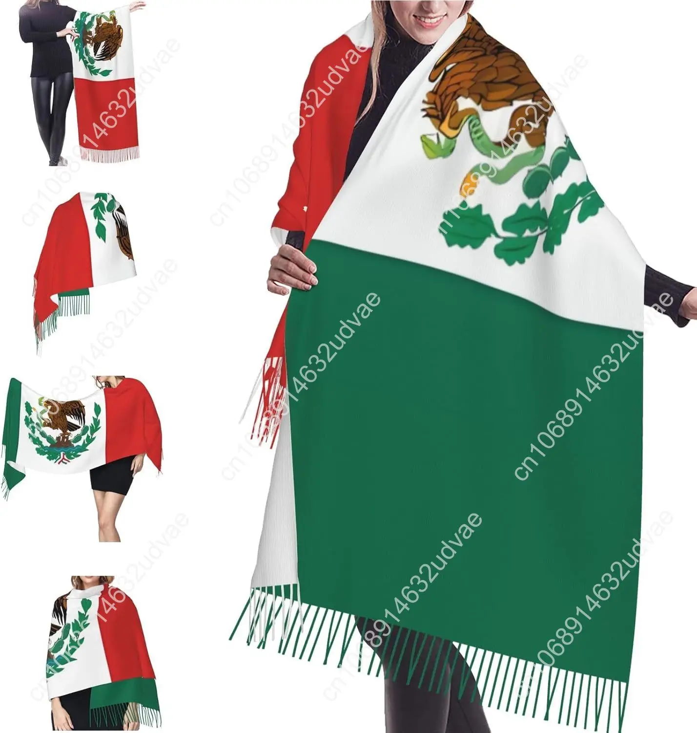 Flag of Mexico Scarf for Women Lightweight Soft Scarves Shawl Winter Warm Fringed Scarf Cozy Casual Part
Flag of Mexico Scarf for Women Lightweight Soft Scarves Shawl Winter Warm Fringed Scarf Cozy Casual Part
