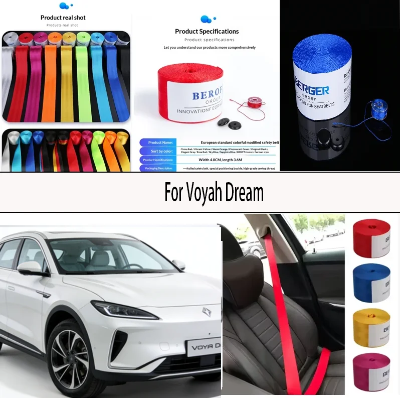 For Voyah Dream Car Seat Belt Seatbelt Webbing Lap Retractable Safety Strap 48MM
For Voyah Dream Car Seat Belt Seatbelt Webbing Lap Retractable Safety Strap 48MM