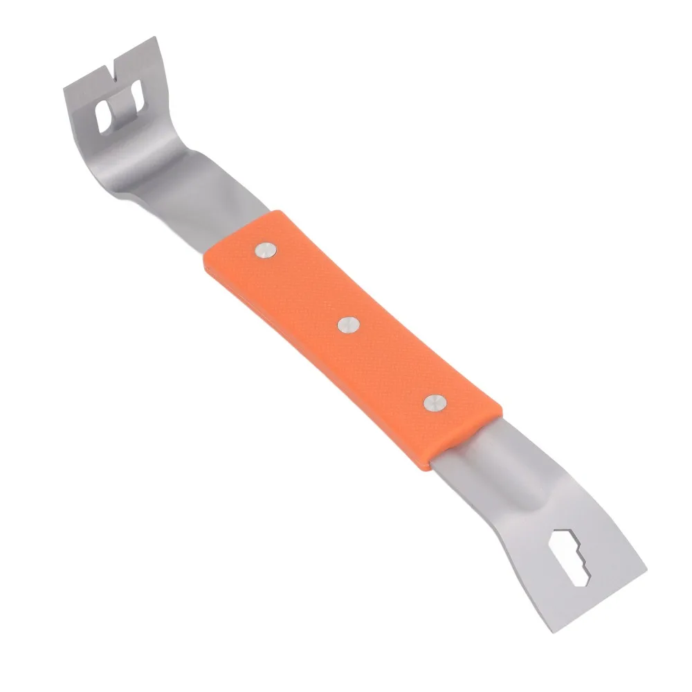 Durable Stainless Steel Nail Puller Non Slip Handle Curved Head Design Multifunctional Pry Bar Trim Puller For Handcrafts
Durable Stainless Steel Nail Puller Non Slip Handle Curved Head Design Multifunctional Pry Bar Trim Puller For Handcrafts