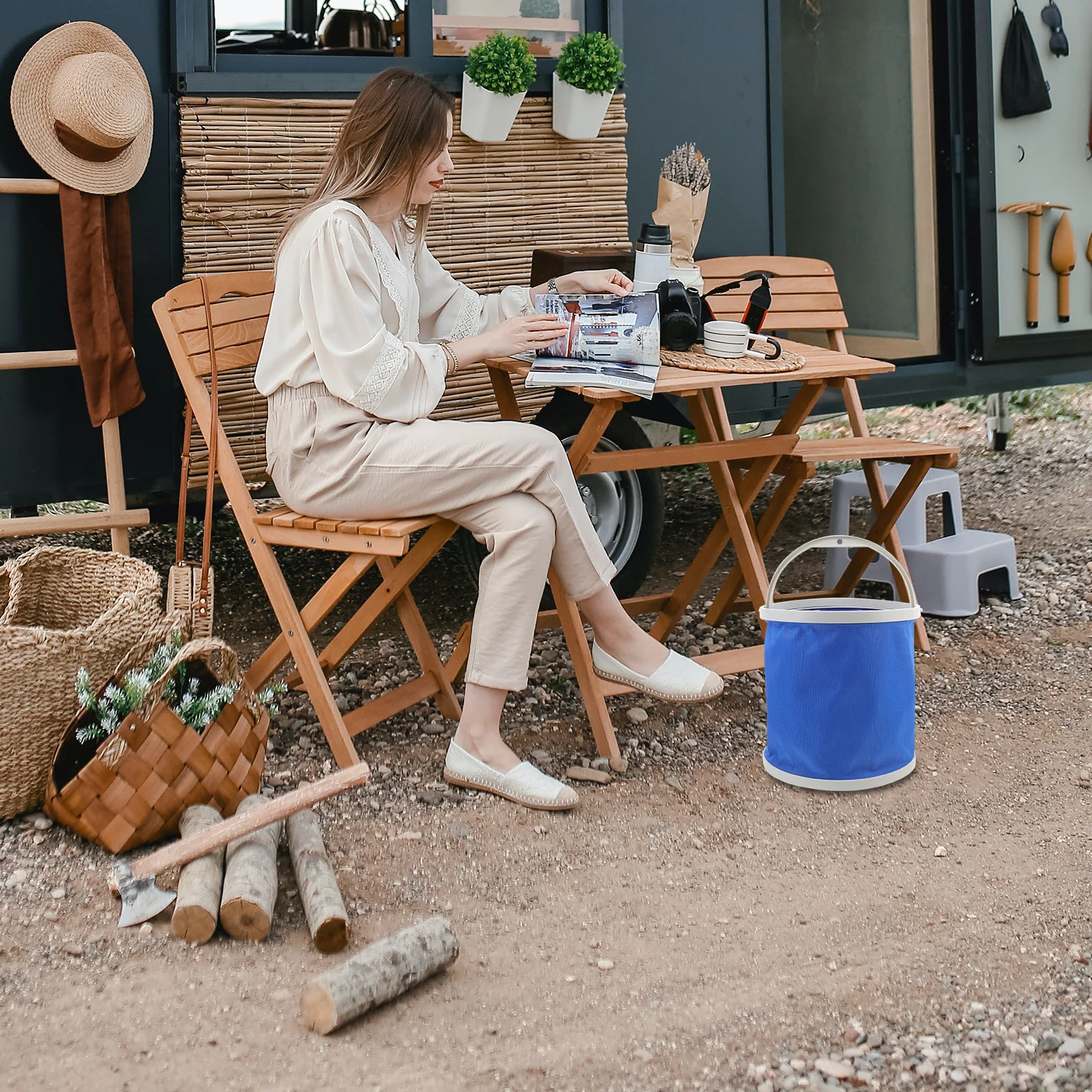 Outdoor Folding Bucket 20L Portable Water Storage Container For Camping Picnic Car Washing Fishing Foldable Water Holder
Outdoor Folding Bucket 20L Portable Water Storage Container For Camping Picnic Car Washing Fishing Foldable Water Holder