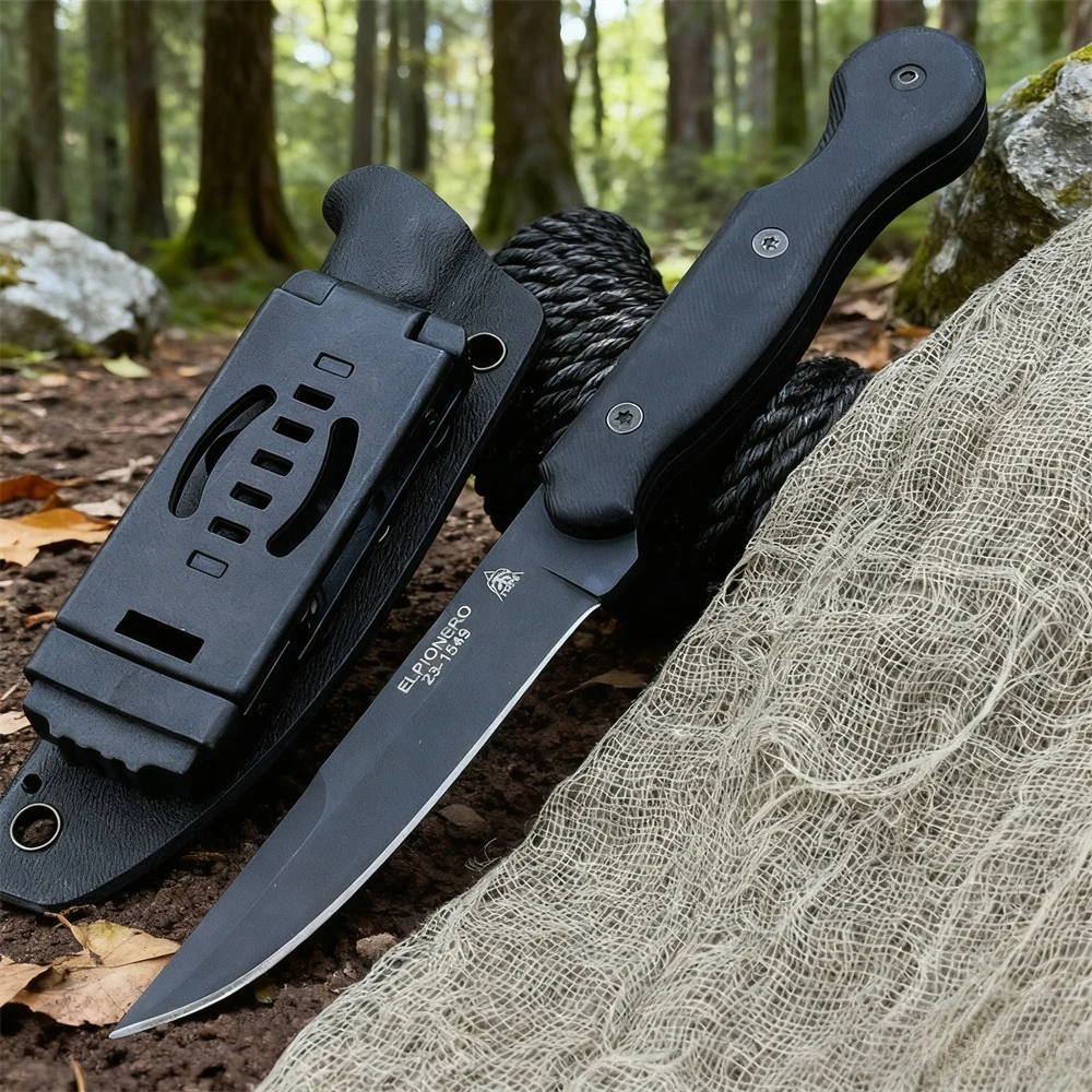 TOPS Открытый охотничий нож с фиксированным лезвием, сталь 8Cr13Mov и ручка G10, профессиональный кемпинговый тактический нож для выживания с ножнами
TOPS Открытый охотничий нож с фиксированным лезвием, сталь 8Cr13Mov и ручка G10, профессиональный кемпинговый тактический нож для выживания с ножнами