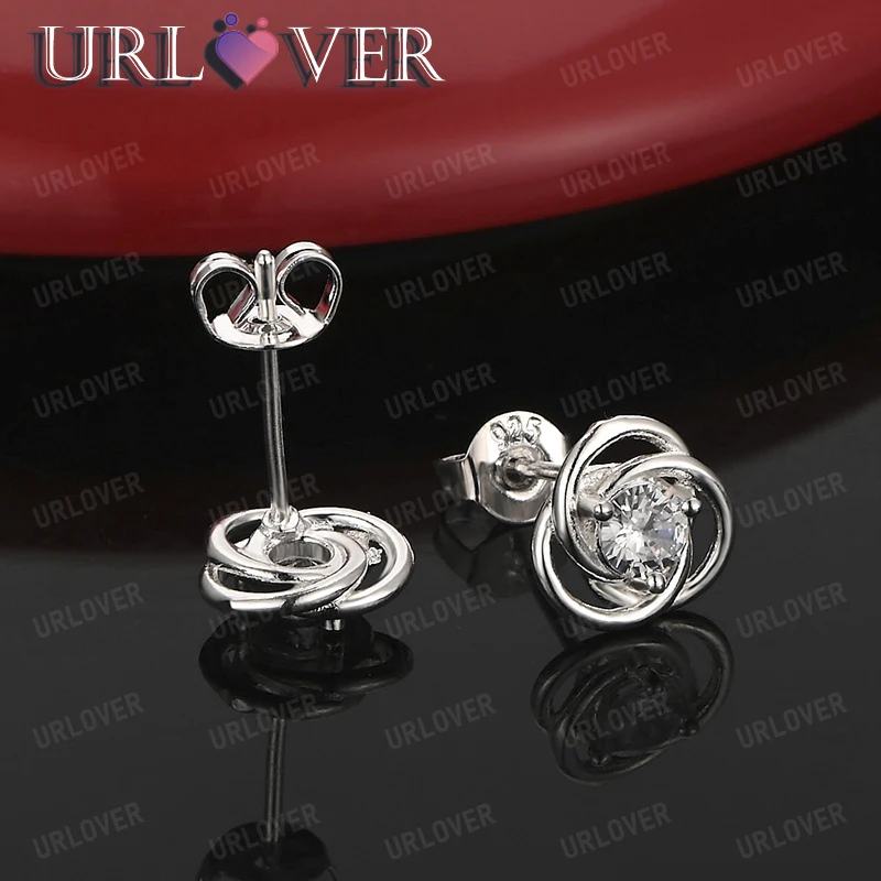 Fashion 925 Silver Stud Earring For Men Woman Birthday Engagement Party Gifts Accessories Pretty Luxury Sterling Silver Jewelry
Fashion 925 Silver Stud Earring For Men Woman Birthday Engagement Party Gifts Accessories Pretty Luxury Sterling Silver Jewelry