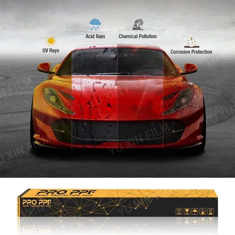 Popular Wholesale Car Paint Protection Film TPU Clear PPF PRO PPF-U PPF Film With Super Hydrophpbicity Stock Available
Popular Wholesale Car Paint Protection Film TPU Clear PPF PRO PPF-U PPF Film With Super Hydrophpbicity Stock Available