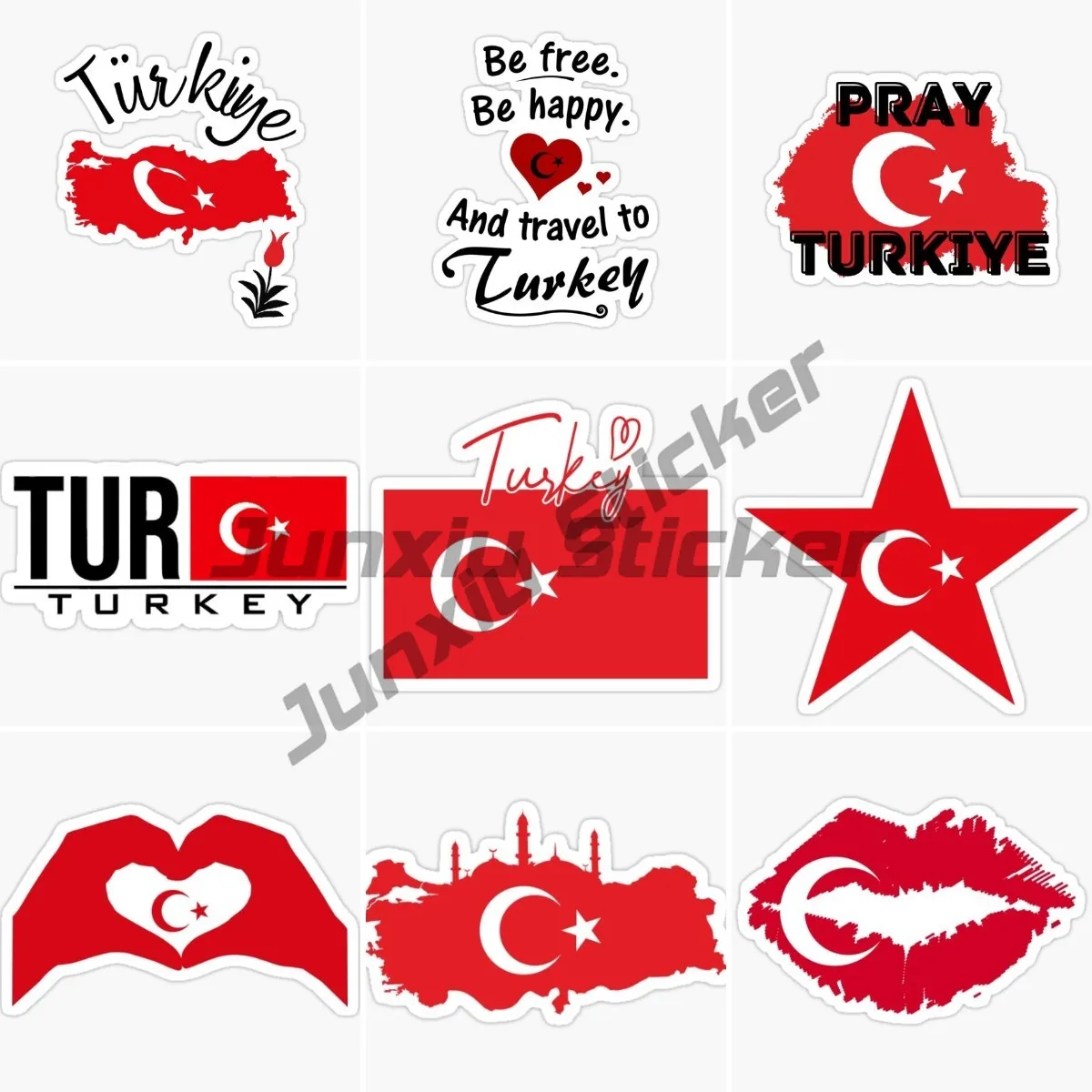 Personalized and Creative Türkiye Car Stickers Laptop Decals for Windows, Cars, Trucks, Toolboxes, Laptops
Personalized and Creative Türkiye Car Stickers Laptop Decals for Windows, Cars, Trucks, Toolboxes, Laptops