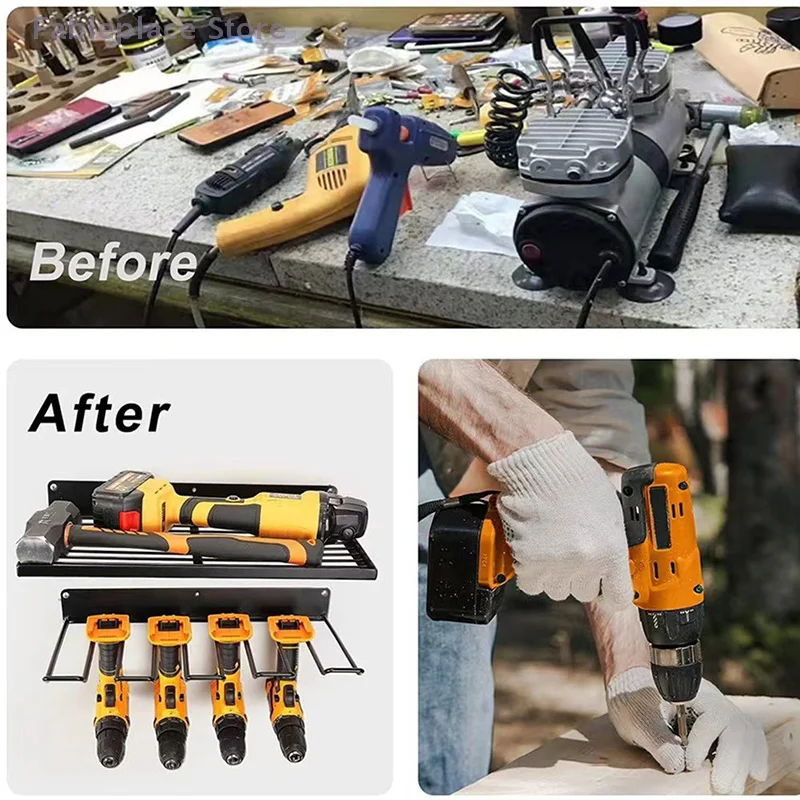 (Fable)Hand Electric Drill Rack Screwdriver Tool Rack Wall Mounted Rechargeable Drill Storage Rack Garage Powe Tool Storage Rack
(Fable)Hand Electric Drill Rack Screwdriver Tool Rack Wall Mounted Rechargeable Drill Storage Rack Garage Powe Tool Storage Rack