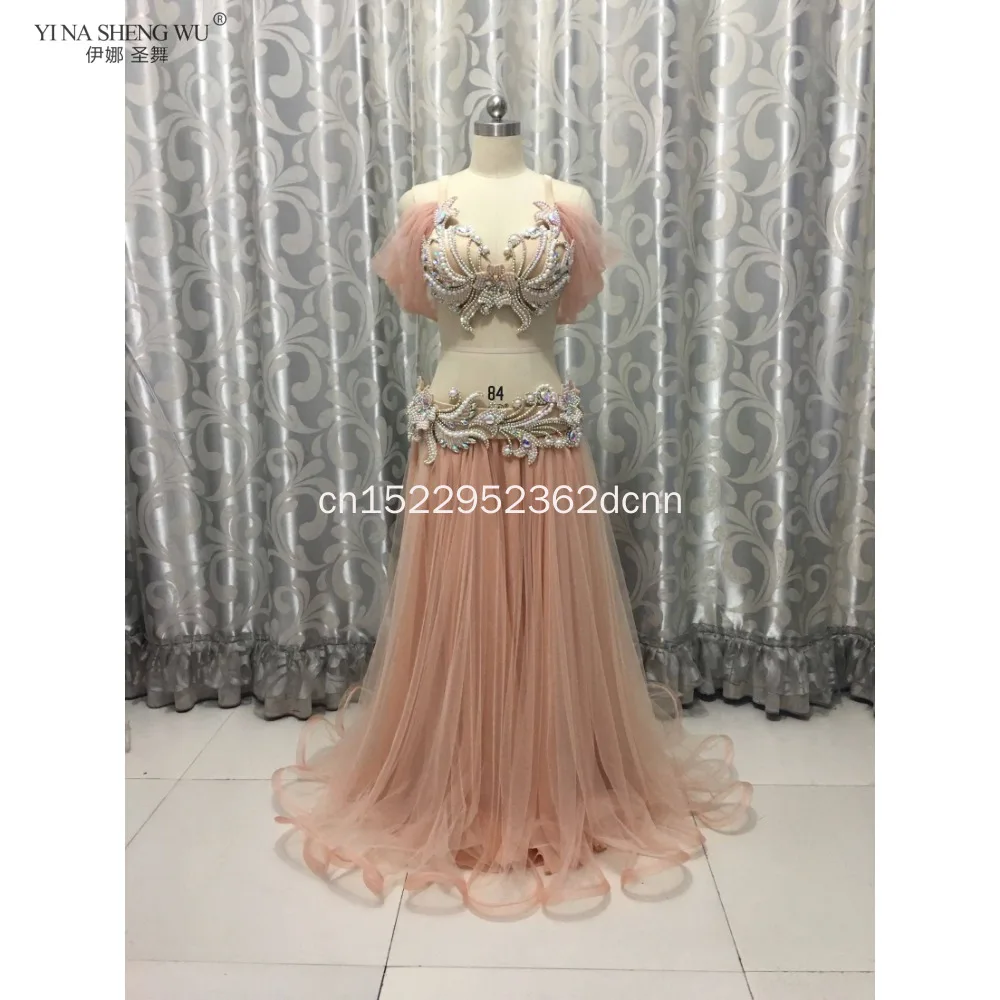 Women's Belly Dance Competition Costumes Set Oriental Outfit Customizable Performance Clothing Suit for Bellydancing
Women's Belly Dance Competition Costumes Set Oriental Outfit Customizable Performance Clothing Suit for Bellydancing