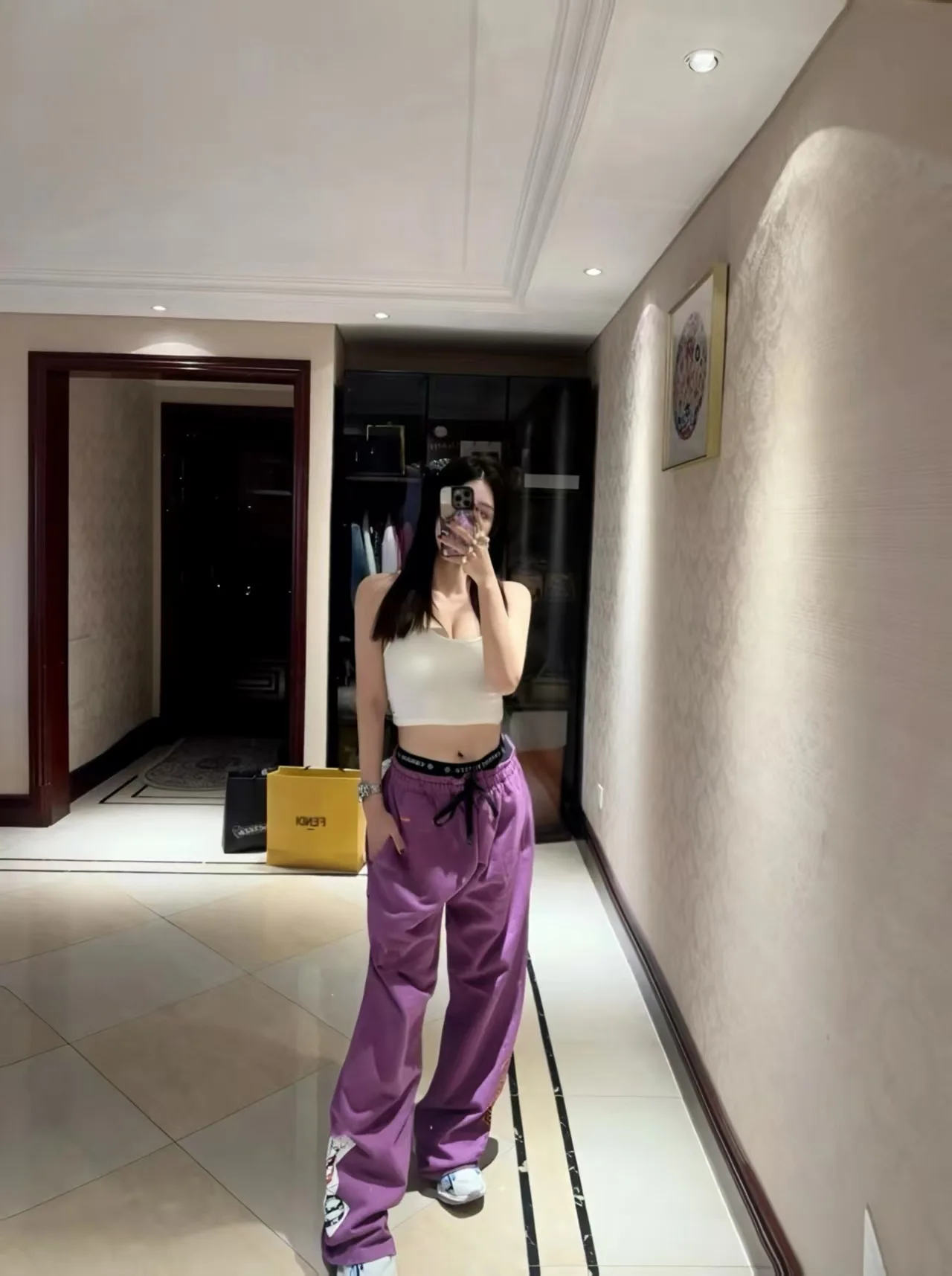 Exjr Spring Summer Women's Casual Pants Elastic Waist Straight Leg Drawstring Loose Fit Graffiti Embroidery Versatile Comfort...
Exjr Spring Summer Women's Casual Pants Elastic Waist Straight Leg Drawstring Loose Fit Graffiti Embroidery Versatile Comfort...