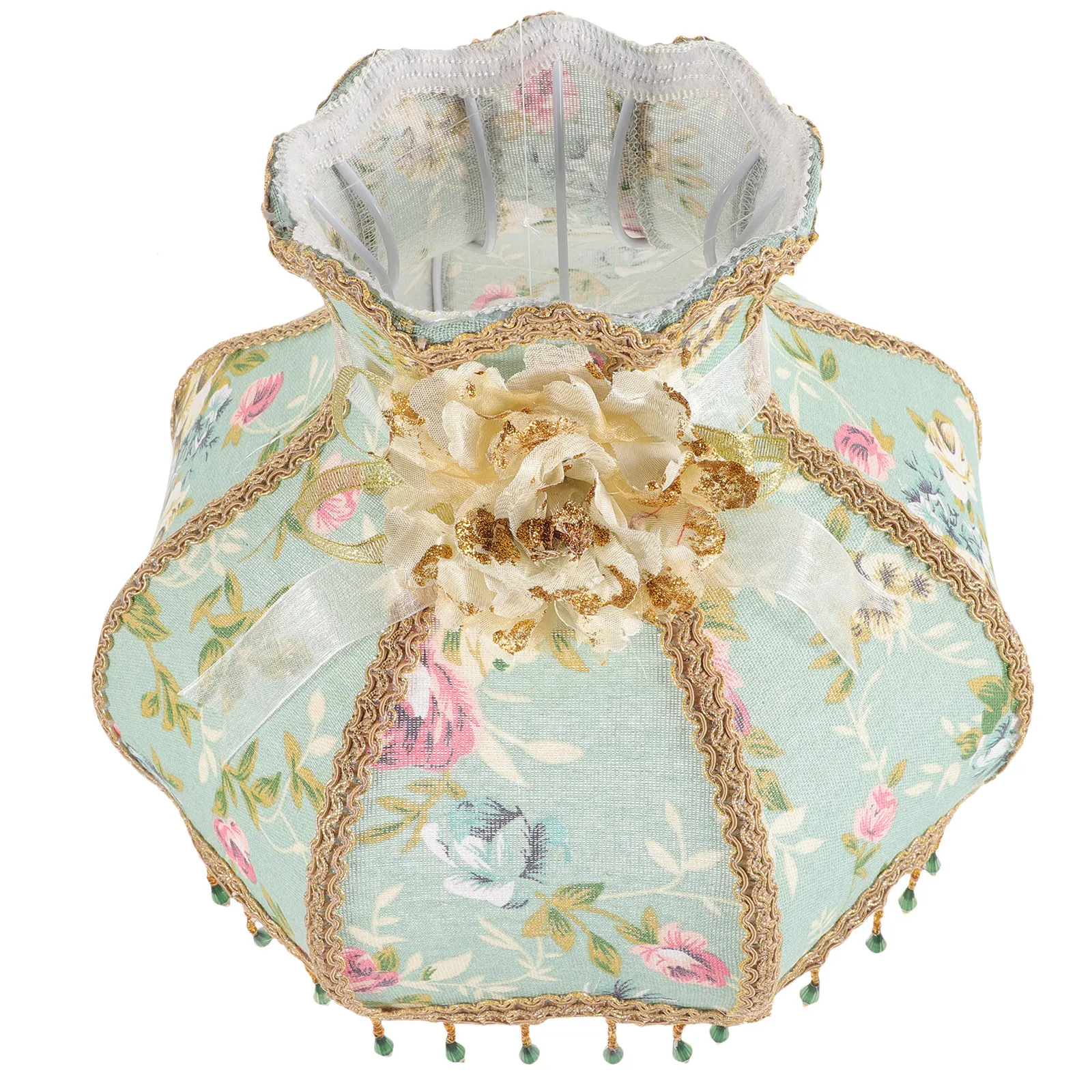 Green Rose Fabric Beaded Lace Lampshade for Table Floor Princess Light Desk Cloth Cover Replacement Shades Small Indoor Lighting
Green Rose Fabric Beaded Lace Lampshade for Table Floor Princess Light Desk Cloth Cover Replacement Shades Small Indoor Lighting