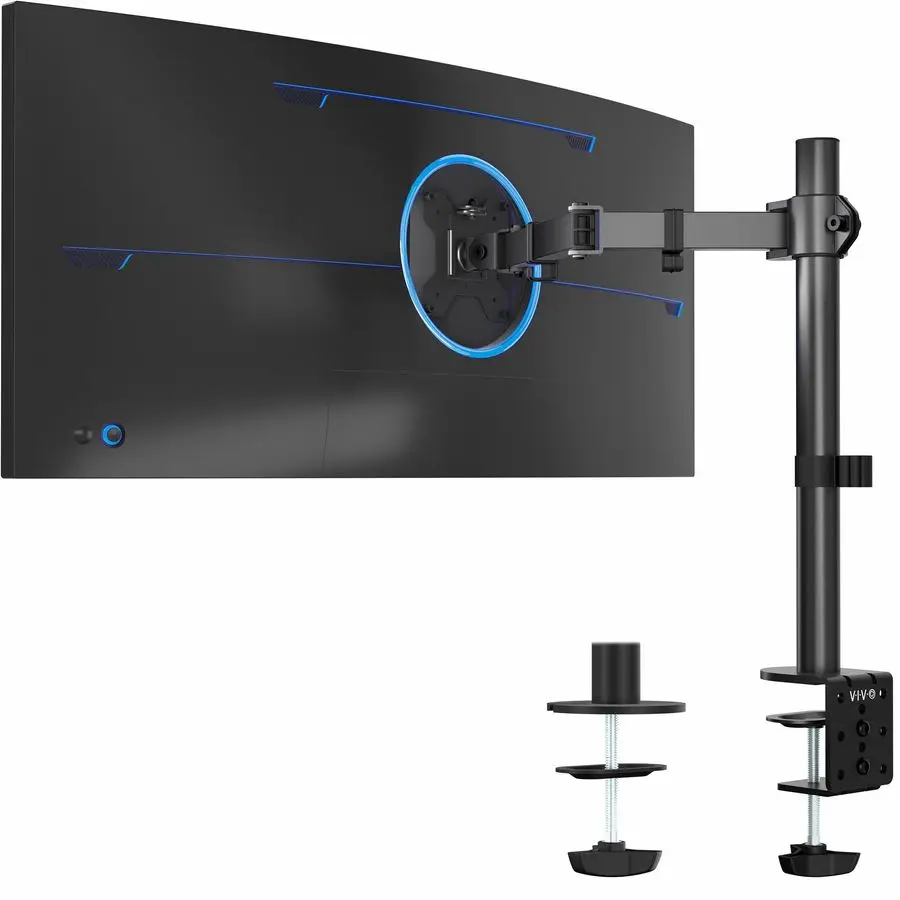 Single 13 to 38 inch Ultrawide Monitor Arm Desk Mount, Regular Screens up to 32 inches, 22 lbs capacity, Fully Adjustable Stand
Single 13 to 38 inch Ultrawide Monitor Arm Desk Mount, Regular Screens up to 32 inches, 22 lbs capacity, Fully Adjustable Stand