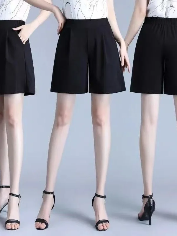 High Waist Thin Short Pants Summer Slimming Casual Women's plus Size Fashionable Loose Fit Polyester Fabric Online Exclusive
High Waist Thin Short Pants Summer Slimming Casual Women's plus Size Fashionable Loose Fit Polyester Fabric Online Exclusive