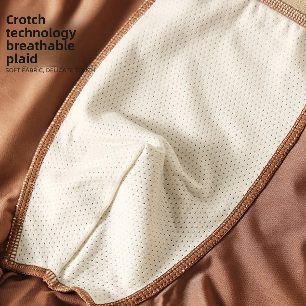 3Pcs Breathable Thin Satin Silk Boxer Briefs Mid Waist Seamless Ice Silk Boxers Solid Color Underpants Underwear for Men Daily
3Pcs Breathable Thin Satin Silk Boxer Briefs Mid Waist Seamless Ice Silk Boxers Solid Color Underpants Underwear for Men Daily