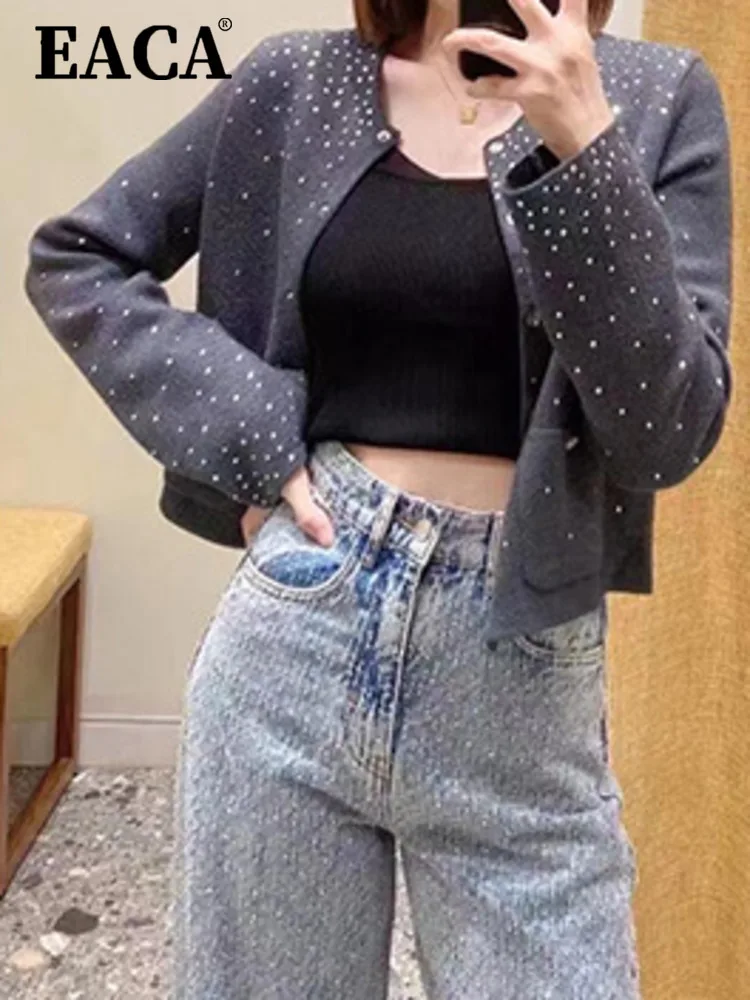 EACA Simple Temperament 2024 Autumn/winter New Small Fragrance Loose Short Knitted Versatile Solid Color Women's Top
EACA Simple Temperament 2024 Autumn/winter New Small Fragrance Loose Short Knitted Versatile Solid Color Women's Top