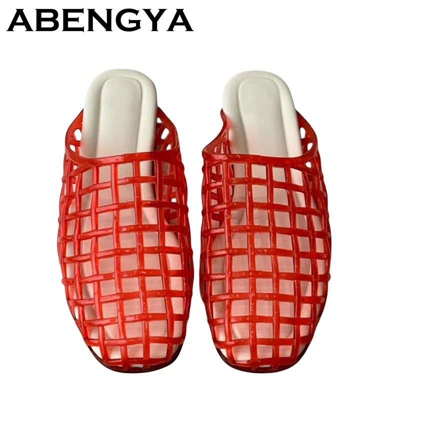 Лето 2022, новые полутапочки на плоской подошве с вырезами, женские полутапочки без шнуровки с круглым носком, женские повседневные пляжные шлепанцы, Mujer
Лето 2022, новые полутапочки на плоской подошве с вырезами, женские полутапочки без шнуровки с круглым носком, женские повседневные пляжные шлепанцы, Mujer