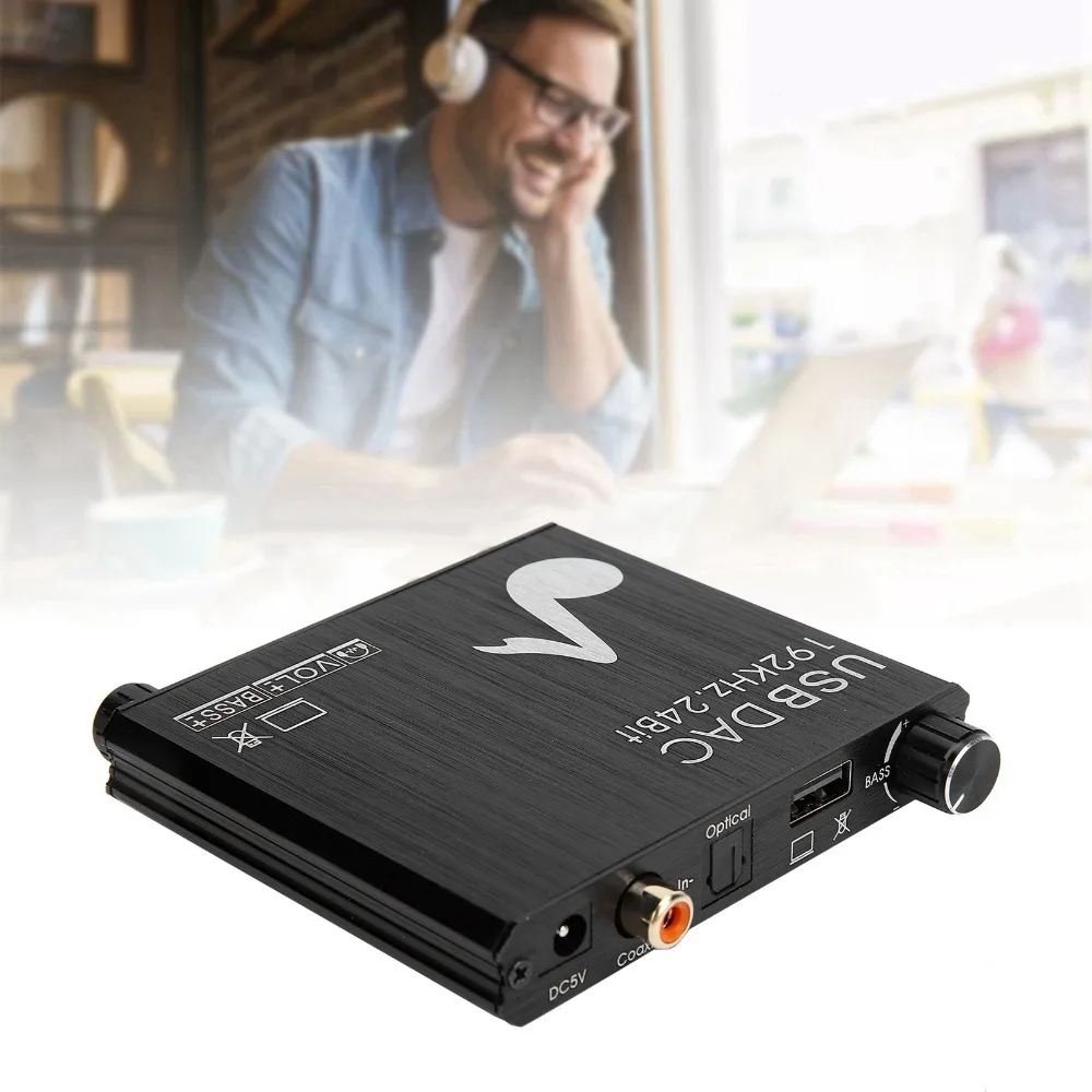 Coaxial Optical Audio AY107 DAC Converter Support 192kHz/24bit 3.5mm Jack Digitalto Analog Audio Converter RCA Converter
Coaxial Optical Audio AY107 DAC Converter Support 192kHz/24bit 3.5mm Jack Digitalto Analog Audio Converter RCA Converter