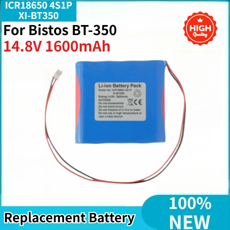 ICR18650 4S1P XI-BT350 High Quality Battery 14.8V 1600mAh For Bistos BT-350 Brand New Replacement Battery
ICR18650 4S1P XI-BT350 High Quality Battery 14.8V 1600mAh For Bistos BT-350 Brand New Replacement Battery