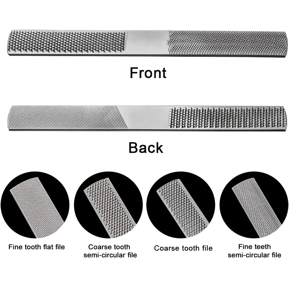 Double-cut Alloy Square Flat Half Round Filling Needle Woodworking 1pc 4 IN 1 Wood Carving Files Rasp Wooden Rotating Burrs File
Double-cut Alloy Square Flat Half Round Filling Needle Woodworking 1pc 4 IN 1 Wood Carving Files Rasp Wooden Rotating Burrs File