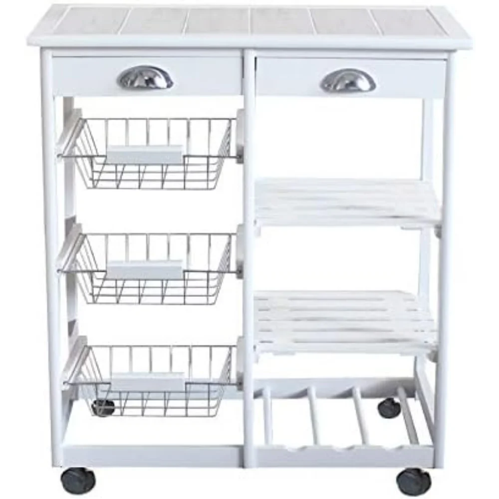 Mobile Kitchen Storage Islands,Family rolling kitchen shopping cart White with 2 drawer 3 baskets 3 storage rack shopping cart
Mobile Kitchen Storage Islands,Family rolling kitchen shopping cart White with 2 drawer 3 baskets 3 storage rack shopping cart
