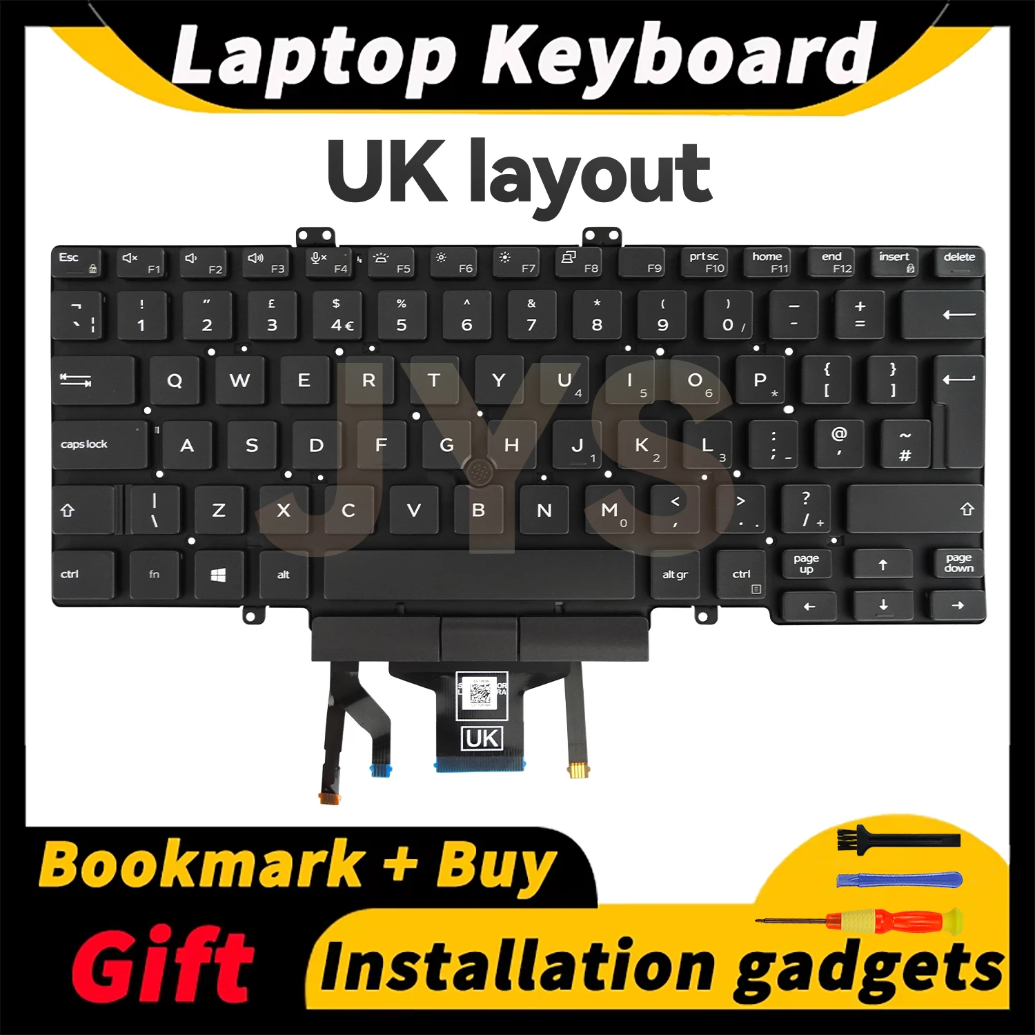 Suitable for DELL Latitude E5400 E5401 E5410 E5411 E7400 E7410 laptop replacement keyboard with backlit UK layout
Suitable for DELL Latitude E5400 E5401 E5410 E5411 E7400 E7410 laptop replacement keyboard with backlit UK layout