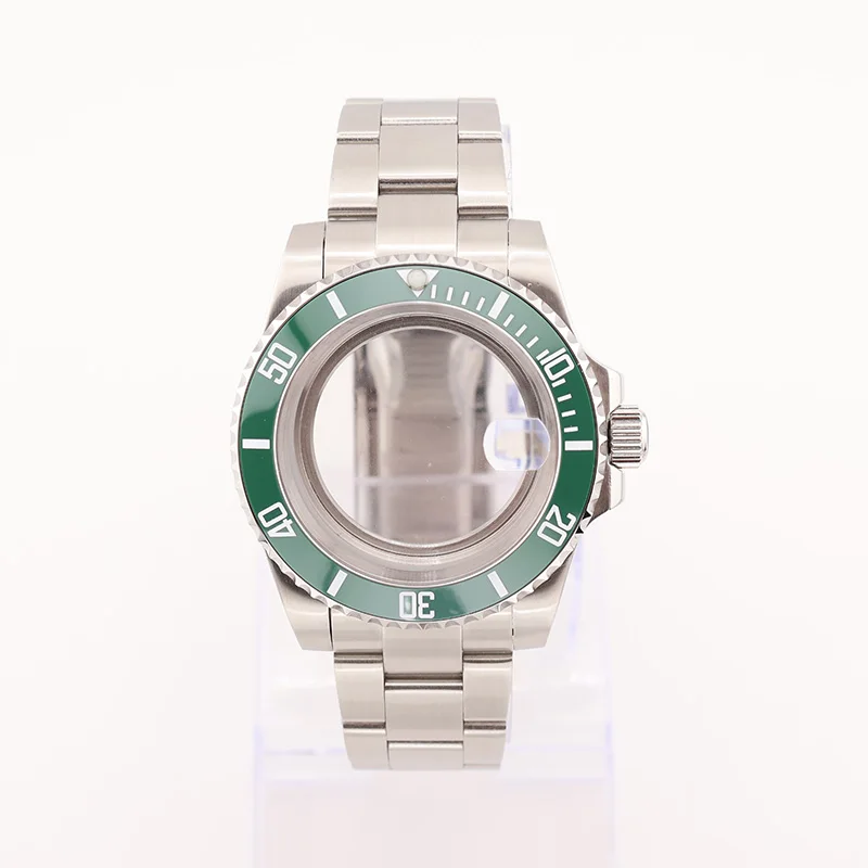 40mm Green Submariner Watch Cases for Seiko Mod Movement NH36 NH35 NH34 Replacement Part
40mm Green Submariner Watch Cases for Seiko Mod Movement NH36 NH35 NH34 Replacement Part