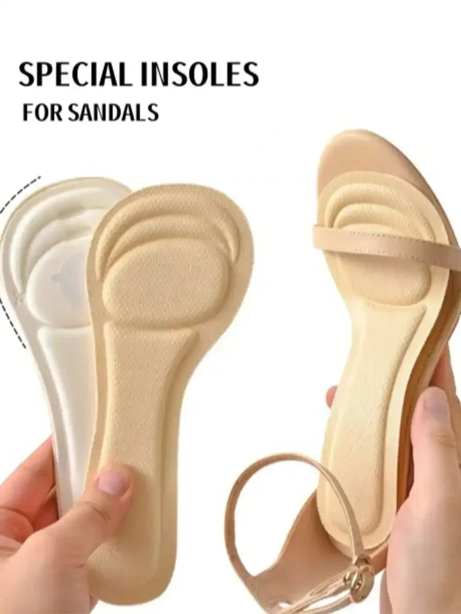 1 Pair Women's Sweat-Absorbing Anti-Slip Sandal Insoles, Self-Adhesive Breathable 3/4 Pad, For Women Heels, Women Shoes
1 Pair Women's Sweat-Absorbing Anti-Slip Sandal Insoles, Self-Adhesive Breathable 3/4 Pad, For Women Heels, Women Shoes