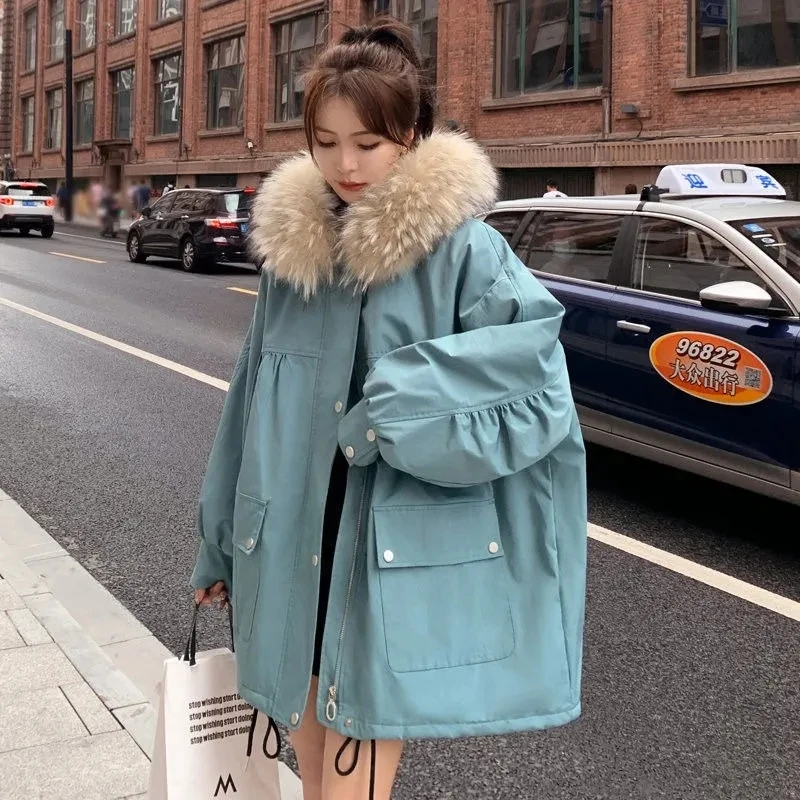  Fat MM plus size women's clothing Korean version loose and Thickened leisure 2024 autumn and winter new item thick Parka coat
Fat MM plus size women's clothing Korean version loose and Thickened leisure 2024 autumn and winter new item thick Parka coat
