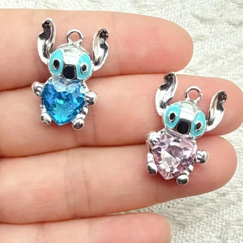 20/50PCS Cartoon Interstellar Baby Stitch Love Zinc Alloy Water Diamond Pendant Necklace DIY Pendant
20/50PCS Cartoon Interstellar Baby Stitch Love Zinc Alloy Water Diamond Pendant Necklace DIY Pendant