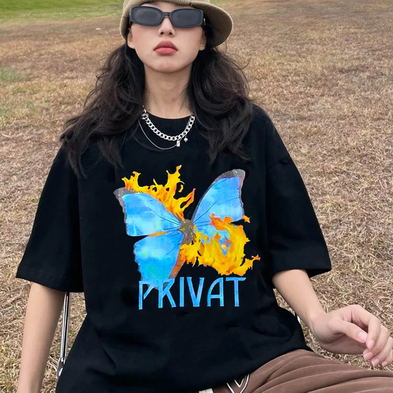 Harajuku Oversized T-shirt Women Gothic Butterfly Print Short Sleeve Y2K Vintage Tops Woman Tshirts Kawaii Casual Aesthetic Tees
Harajuku Oversized T-shirt Women Gothic Butterfly Print Short Sleeve Y2K Vintage Tops Woman Tshirts Kawaii Casual Aesthetic Tees