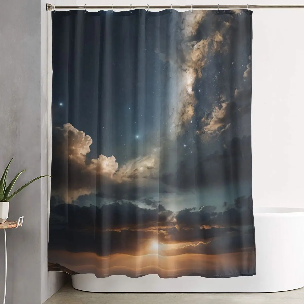 Звездное небо, Млечный Путь, Звездная занавеска для душа, полиэстеровая водонепроницаемая занавеска для ванной с крючками
Звездное небо, Млечный Путь, Звездная занавеска для душа, полиэстеровая водонепроницаемая занавеска для ванной с крючками